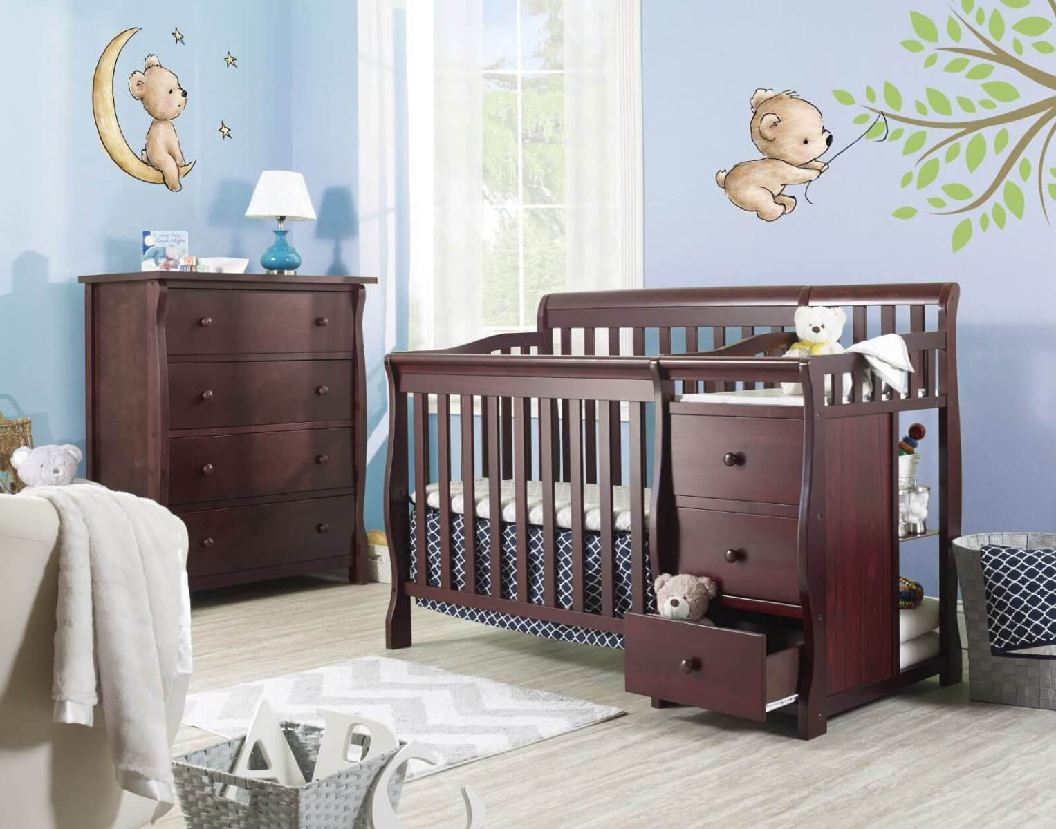 sorelle mini crib