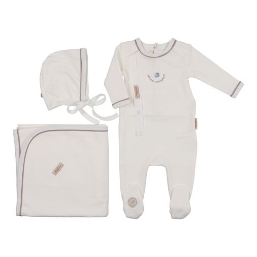 Designer 3 Piece Stretchie Set Includes Stretchie Blanket & Hat (Special Order Delivered Localy with Free Delivery & Setup)