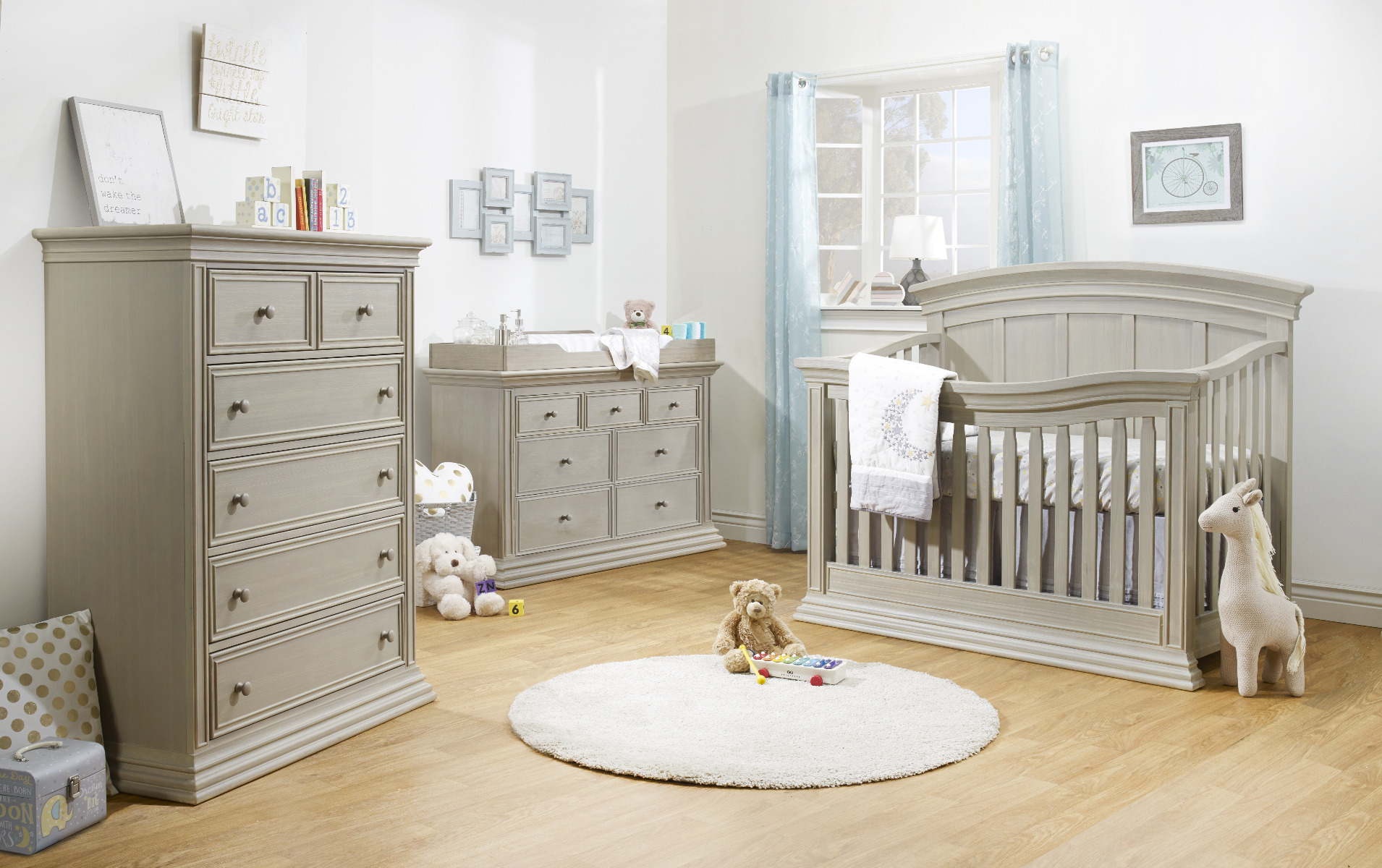 Sorelle Verona 5 Drawer Dresser Heritage Fog